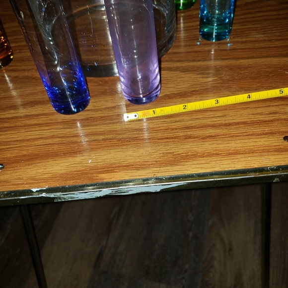 Set of 6+Shot Glasses Multicolored New - Picture 8 of 11